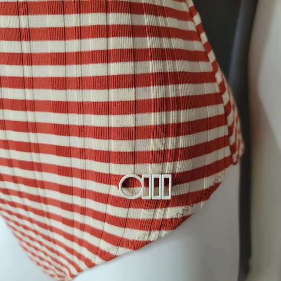 Solid & Striped The Madeline Swimsuit in Bronze Rib Sz SM - Picture 3 of 14